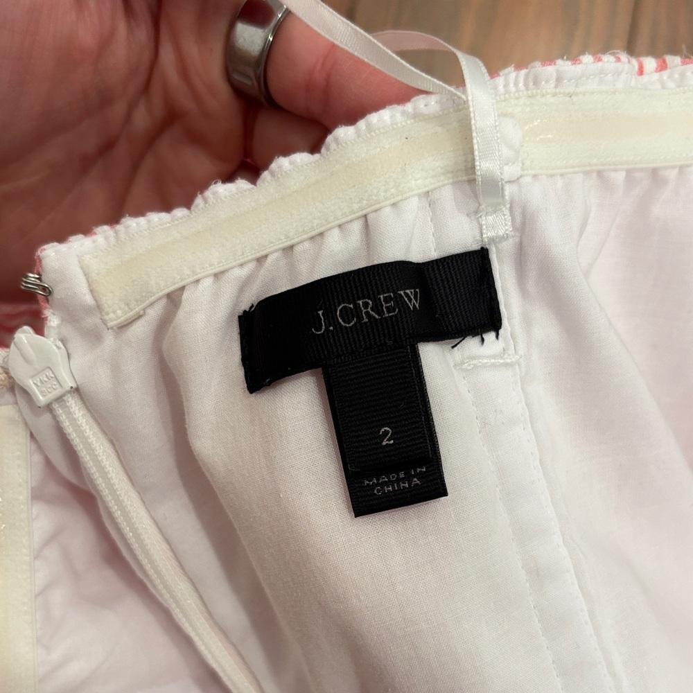J. Crew Ivory Strapless Dress - Picture 2 of 4